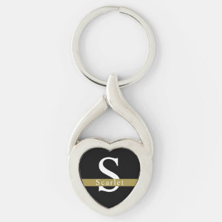 Customisable Monogram Name Keychain