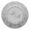 Customisable Monogram Silver Wedding Seal