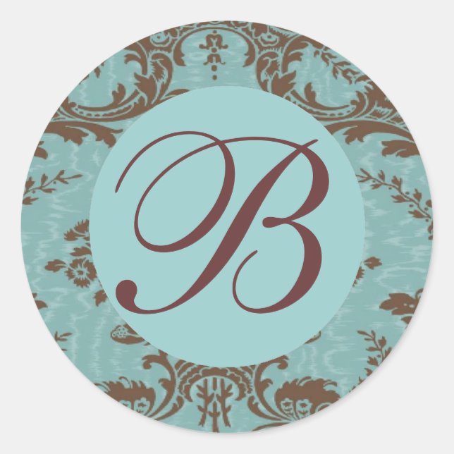 Customisable Monogram sticker (Front)
