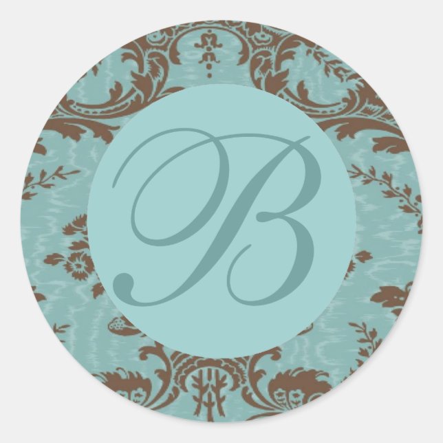 Customisable Monogram sticker (Front)