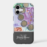 Customisable Monogram with coins and bank notes!