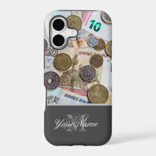 Customisable Monogram with coins and bank notes!