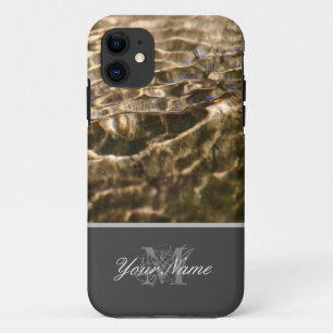 Customisable Monogram with crystal clear water! iPhone 11 Case