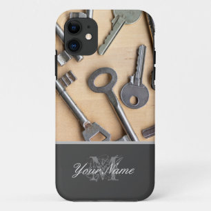Customisable Monogram with different keys! iPhone 11 Case