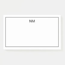 Customisable Monogrammed Stationary Notes 