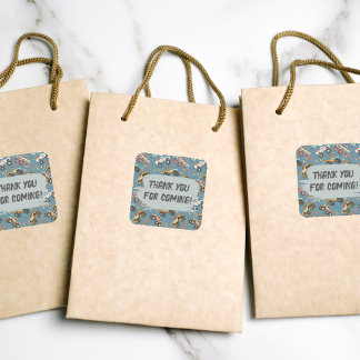 Customisable Monster Trucks Racing Birthday Party Square Sticker