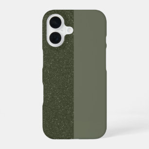 Customisable Moss & Glitter iPhone 16 Case