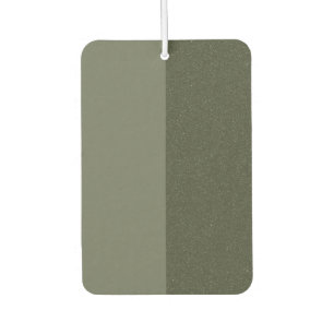 Customisable Moss Green Air Freshener Duo