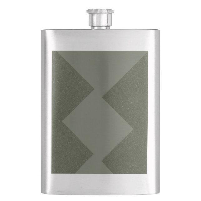 Customisable Moss Green Flask (Front)