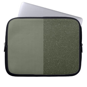 Customisable Moss Green Laptop Sleeve