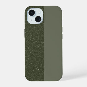 Customisable Moss Green Noise iPhone 15 Case