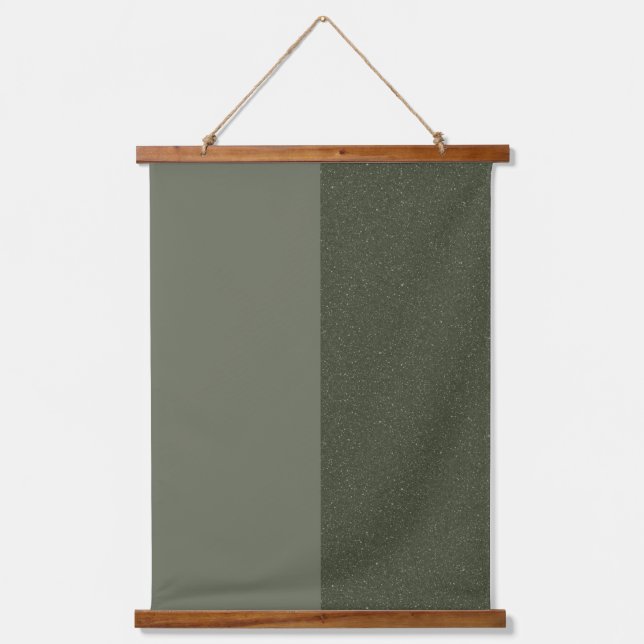 Customisable Moss Green Split Tapestry (Front)