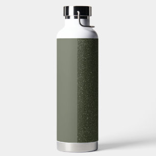 Customisable Moss Green Split Water Bottle