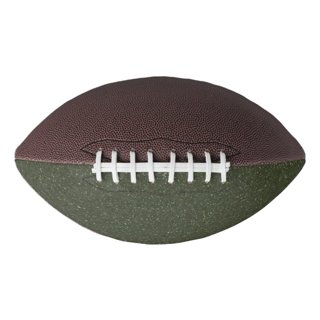 Customisable Moss Green Textured Football (Front)