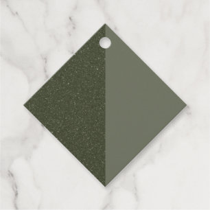 Customisable Moss Split Favour Tag
