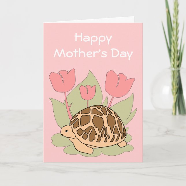 Customisable Mother’s Day Star Tortoise Card 6 (Front)