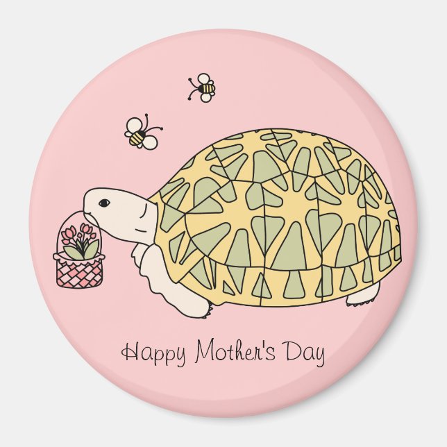 Customisable Mother’s Day Tortoise Magnet (Front)
