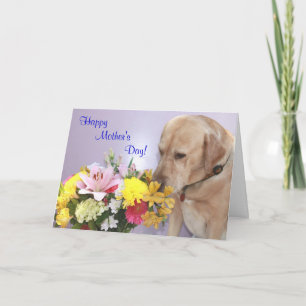 Customisable Mother's Day/Dog/Lab Lover Card