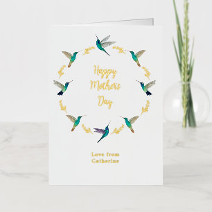 Customisable Mother's Day Foil Greeting Card