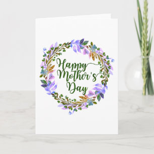 Customisable Mother's Day Hand Painted Card