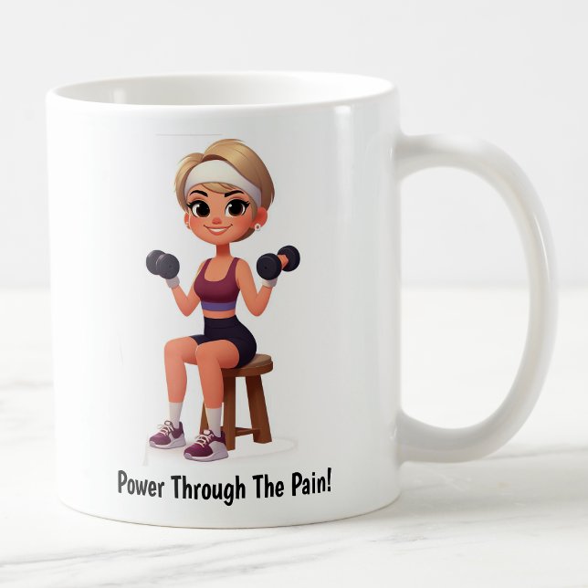 Customisable Motivational Fitness Coffee Mug (Creator Uploaded)