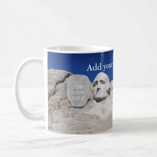 Customisable Mount Rushmore National Memorial… Coffee Mug (Left)