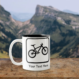 Customisable Mountain Biker Logo Mug