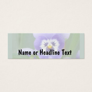 customisable msPansy skinny card template