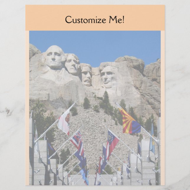 Customisable Mt Rushmore Souvenir (Front)