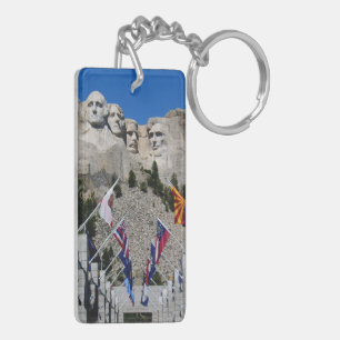 Customisable Mt Rushmore Souvenir Key Ring