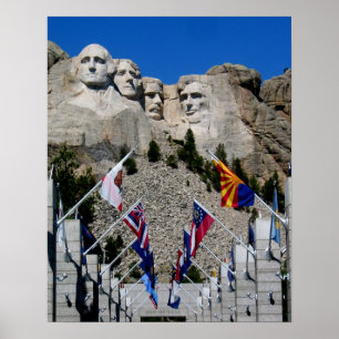 Customisable Mt Rushmore Souvenir Poster
