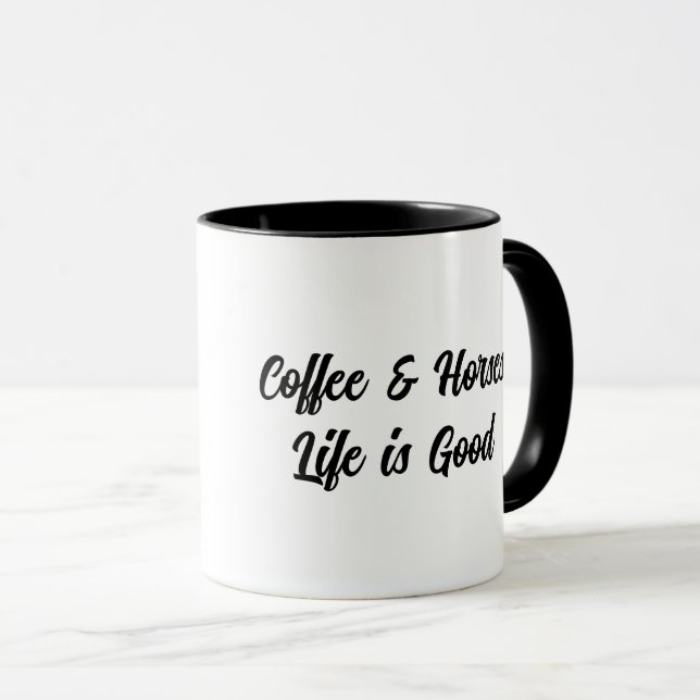 Customisable Mug - Black B&B Logo (Front Right)