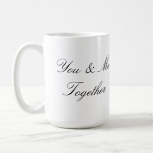 Customisable Mug Design Typography Valentine Gift