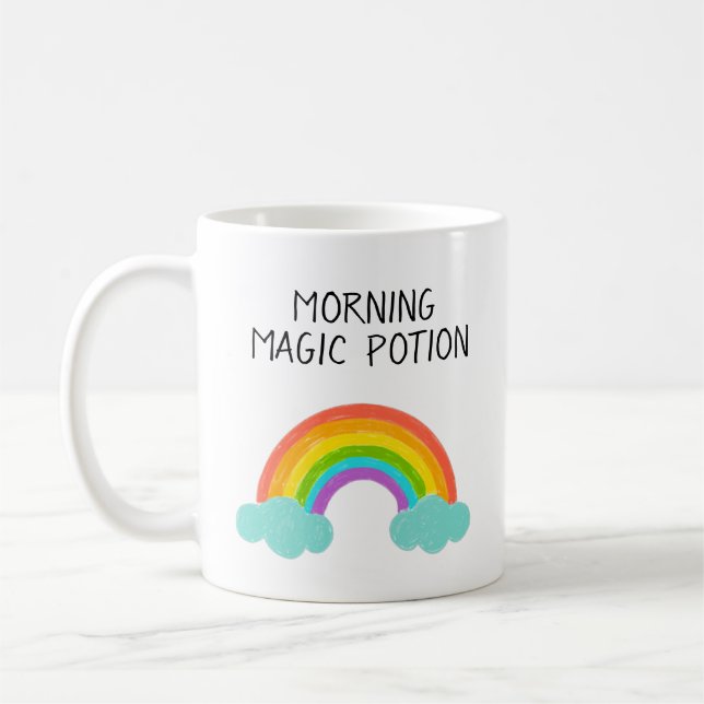 Customisable Mug with Cute Rainbow (Left)