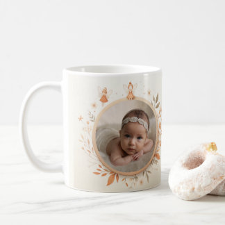 Customisable Mug with Fairy Frame for Baby Photo