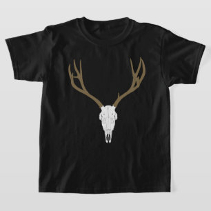 Customisable Mule Deer Skull T-Shirt