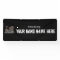 Customisable music band name banner sign