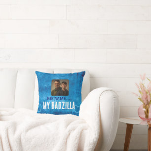 Customisable My Dadzilla Happy Father's Day Pillow