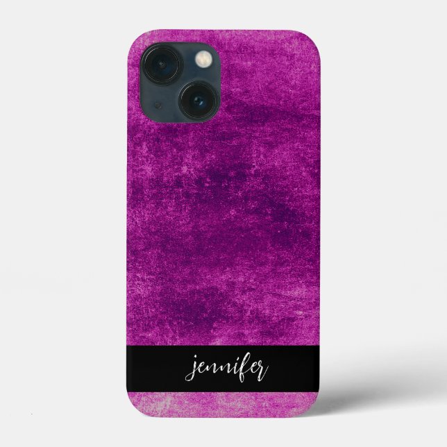 Customisable name Abstract grunge texture Case-Mate iPhone Case (Back)