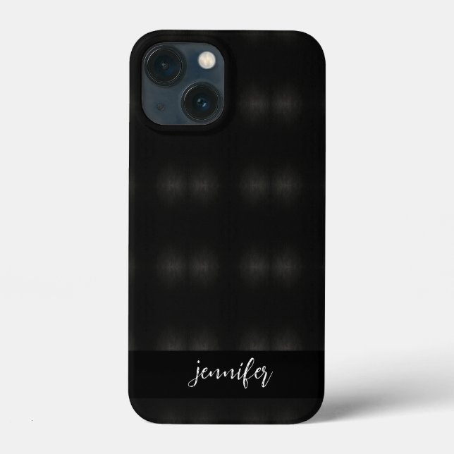 Customisable name Abstract steel pattern Case-Mate iPhone Case (Back)
