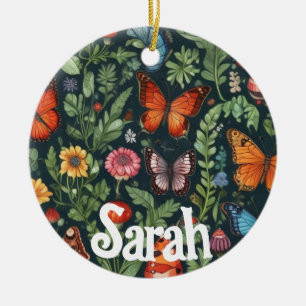 Customisable Name Garden Ornament - Butterfly