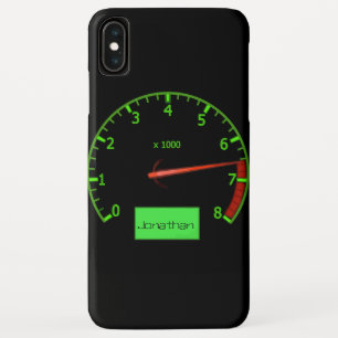 Customisable name gearhead car Fan iPhone XS Max Case
