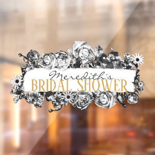 Customisable Name Gold Roses Chic Monogram Luxury