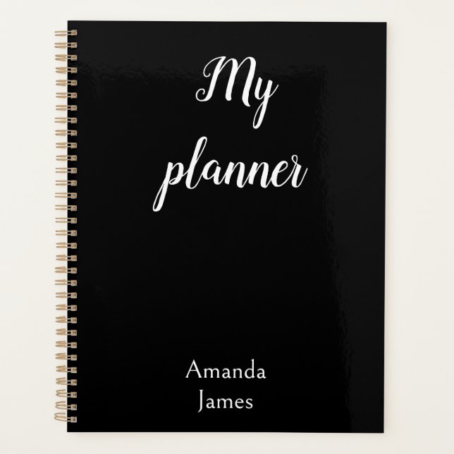 Customisable name, personal name planner (Front)
