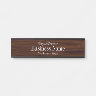Customisable Name Plate Crafter Artist Business