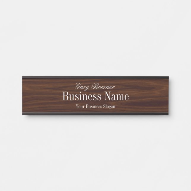 Customisable Name Plate Crafter Artist Business (Front)