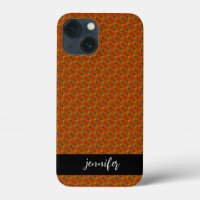 Customisable name Seamless floral pattern