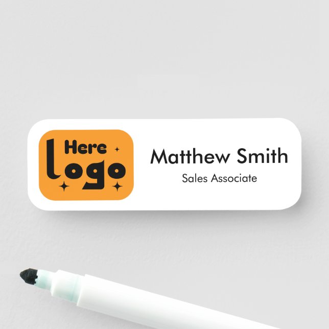 Customisable name tag template (In Situ)