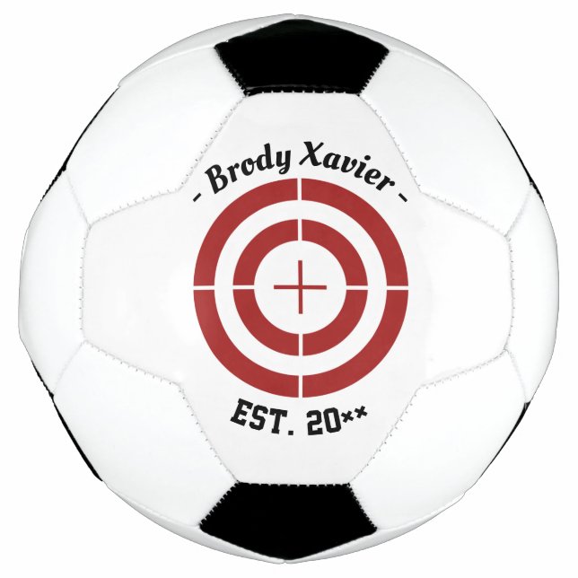 Customisable Name Target Practice Soccerball (Front)