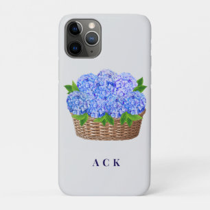 Customisable Nantucket Hydrangea Luggage Tag iPhone 11 Pro Case